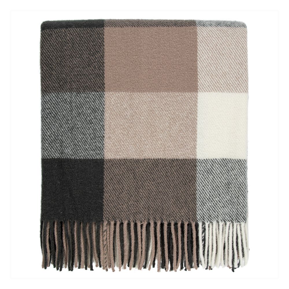 Pendleton Blush Gray Plaid Blanket Glenburn Throw – Trit House