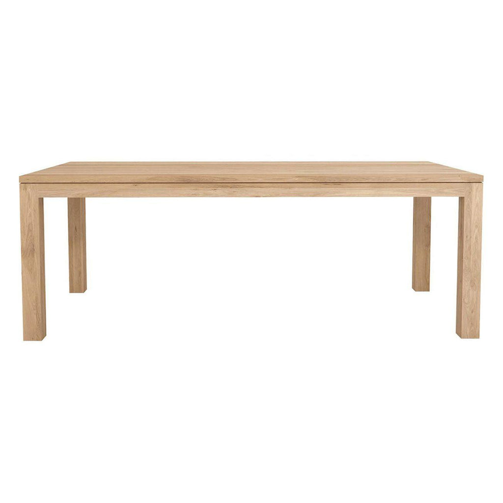 Ethnicraft Oak Straight Dining Table - Trit House