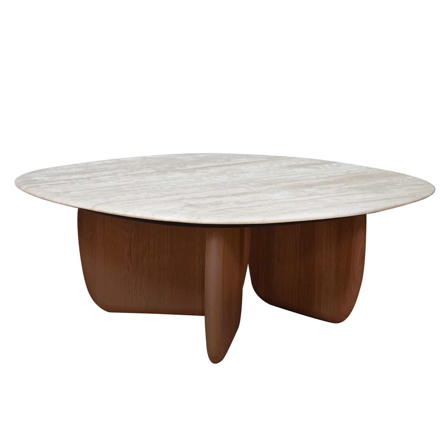Eden Travertine Coffee Table – Trit House