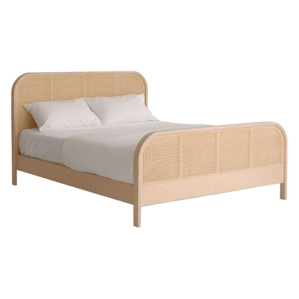 Cane Queen Bed - Trit House