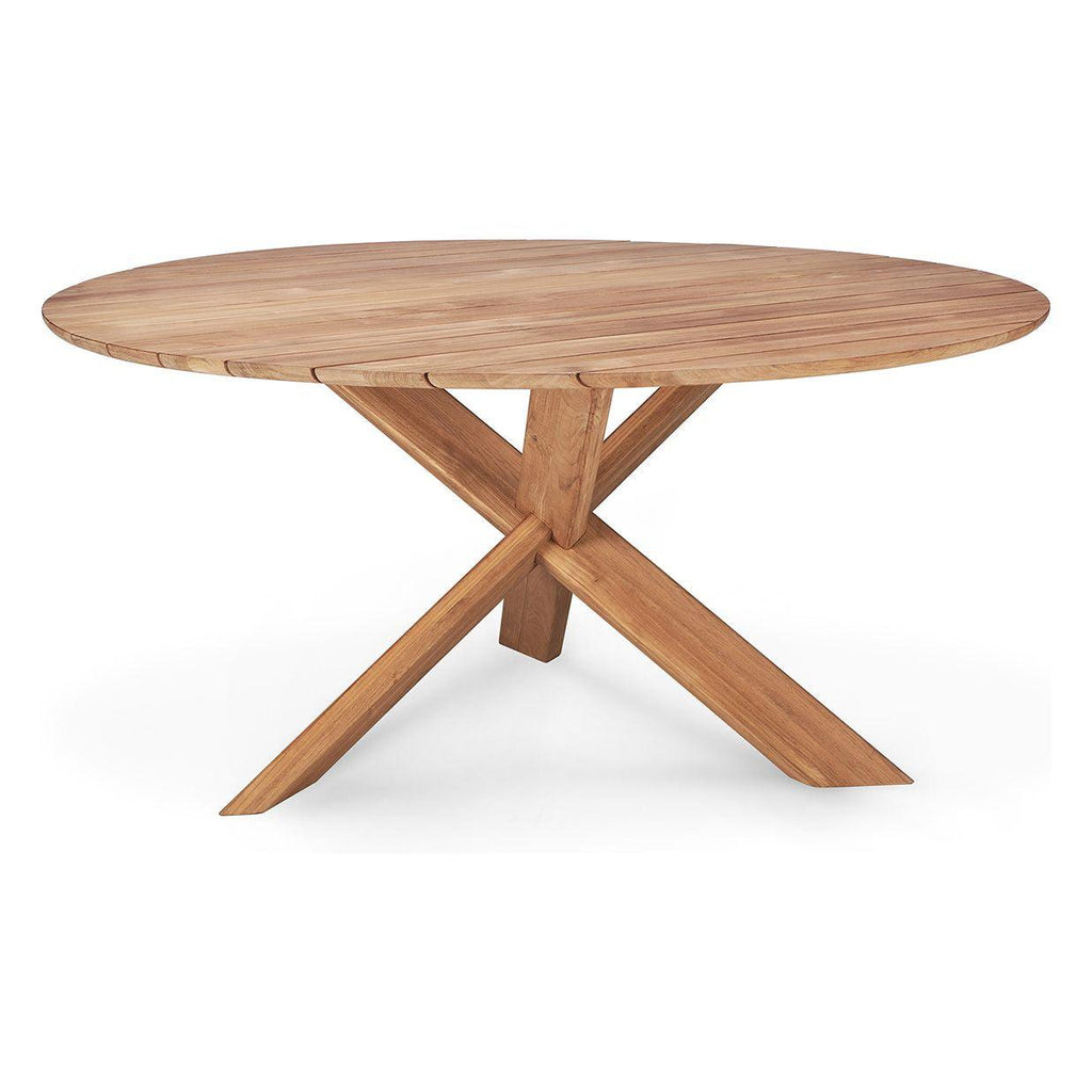 Ethnicraft Teak Circle Outdoor Dining Table - Trit House