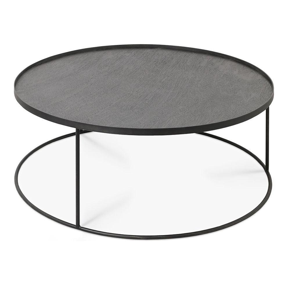 Ethnicraft Round Tray Coffee Table - Trit House