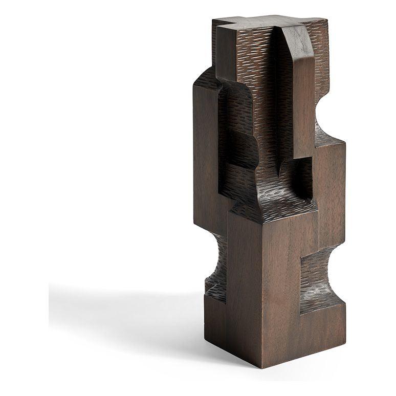 Ethnicraft Mahogany Sculpture Object - Block Organic - Trit House